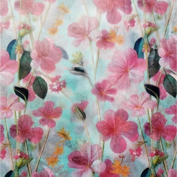 25 Sheets Floral Tissue , Gift Wrapping Paper - Picture 7 of 11